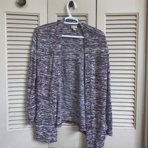aeropostal maroon cardigan